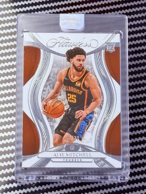 2024-25 Panini Flawless Ajay Mitchell Rookie Diamond #15/20