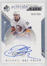 2018-19 SP Authentic Auto Future Watch 969/999 Michael Dal Colle #164 Auto g3b