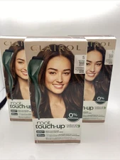 Lot of 3 Clairol Natural Instincts Root Touch Up Hair Color Dye 5 Medium Brown