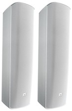 2 JBL CBT 1000 1500w 2-Way Swivel Wall Mount Line Array Column Speakers in White