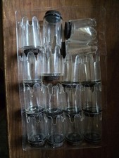 16pc Chair Clear Rubber Feet 1" Round prevents floor scratches