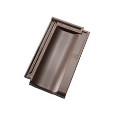 Jacobi Z7v dunkelbraun engobiert - Musterziegel zur Farb- und Oberflächenwahl