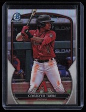2023 BOWMAN DRAFT CHROME REFRACTORS CRISTOFER TORIN RC ARIZONA DIAMONDBACKS