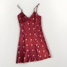 VTG Womens Gummy bear Y2K Babydoll Slip Dress Size M Pink Coquette Fairy 34/36