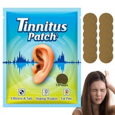 .24x Tinnitus Treatment Patches Prevent Hearing Loss Ear Relief Medical Plaster 
