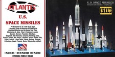Atlantis 1/128 Scale U.S. Space Missiles Plastic Model Kit (36 Missiles) M6871