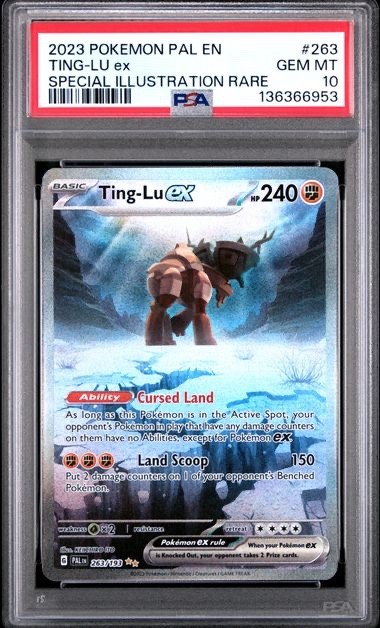 2023 Pokemon Paldea Evolved SIR Ting-Lu Ex #263 PSA 10