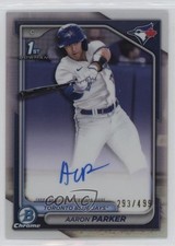 2024 Bowman Draft Chrome Prospect Refractor /499 Aaron Parker #CPA-AP Auto 16wc
