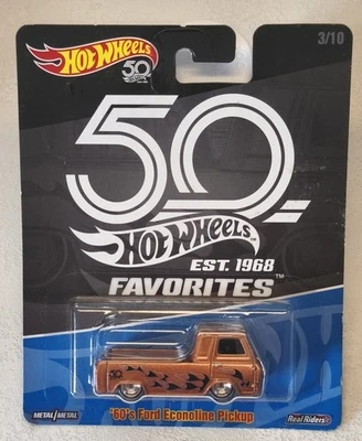 50 Jahre Hot Wheels "Since 1968" FLF40 - `60 Ford Econoline Pickup DWH21 - 2016 - Bild 1 von 2