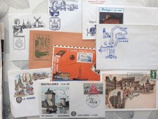 Lot de 10 Enveloppes diverses Vendée 85 et Charente-Maritime 17