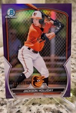 2023 Bowman - Chrome Prospects Jackson Holliday #BCP-20 Purple Refractor /250
