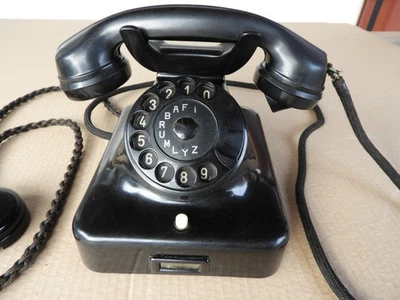 SIEMENS & HALSKE Modell 36 Fg SK. Tif. 221 a/NR Bakelit Wählscheiben Telefon W38 - Bild 1 von 4