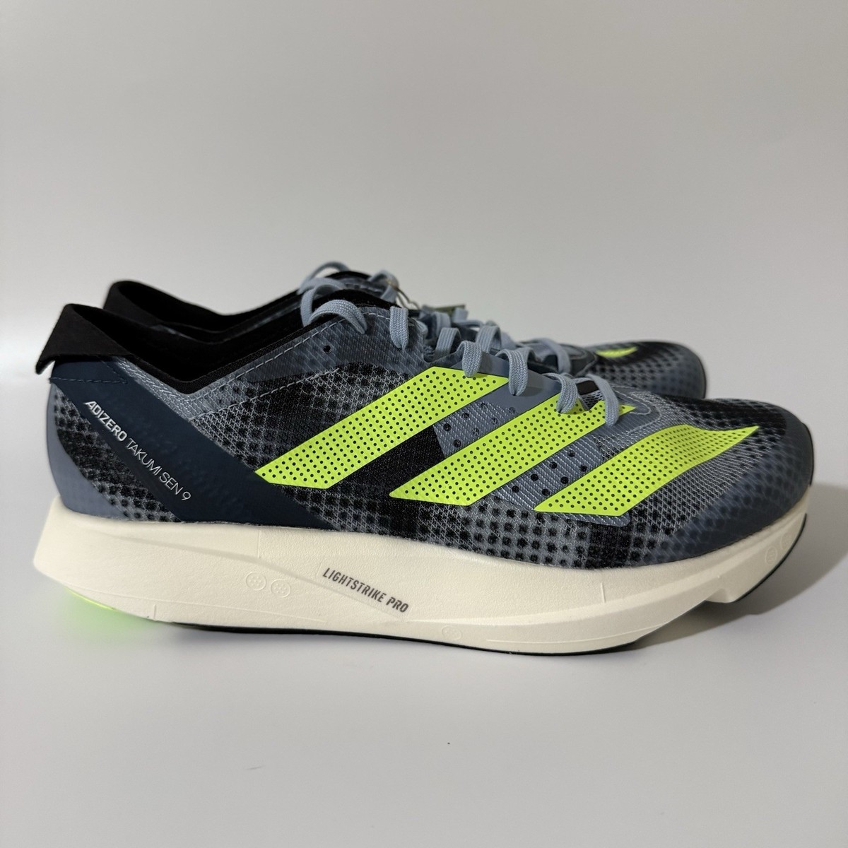 Adidas AdiZero‎ Takumi 9 Running Shoes Blue Lucid Lemon IG3133 Men’s Size 5.5 adidas ADIZERO Takumi Sen 9 Men main image 3