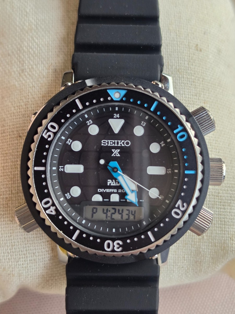 SEIKO ProspeX SNJ035P1 Solar Watch Diver ARNIE H855 Hybrid LIMITED