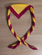 UK Scout Necker Scarf Youth Lemon Maroon