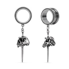 COOEAR Gauges for Earrings, Dangle Plugs and Tunnels, Screw Back Piercing Exp...