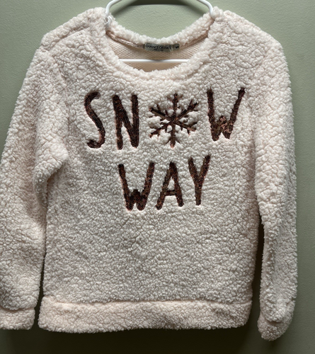 Chance or Fate sweater womens size small Christmas Snow Way New! juniors - Picture 1 of 6