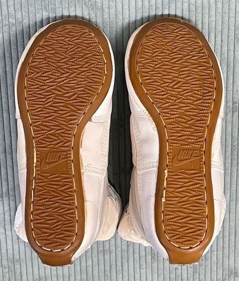 Vintage 1982 Nike GRECO Wrestling Shoes Size 1 1/2 White/Natural w