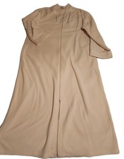 Miss Elaine Soft PINK Robe Womens L Plush Fleece Zip Up Duster Housecoat