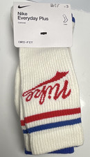 Nike Everyday Plus Dri-FIT Cushioned Crew Socks 3 Pairs YTH 5Y-7Y W/R/B