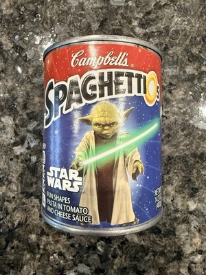 Star Wars Campbell s Spaghettios Yoda Collectible Can 2017   Sealed, Unopened