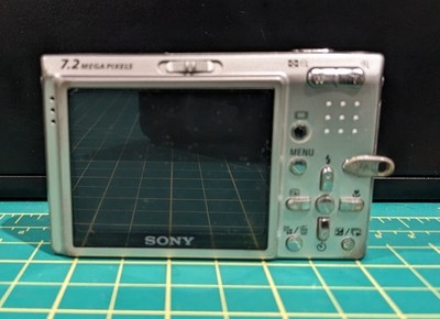 Sony Cyber-shot DSC-T10 7.2MP Digital Camera - Silver for sale