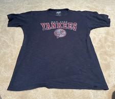 47 NY New York Yankees Baseball Boys Youth Large Navy Blue Branded T-Shirt
