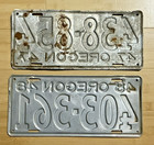 2 - OREGON License Plates #403-361 & 433-854 — photo 2
