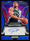 2024-25 Panini Prizm BLACK Giannis Antetokounmpo PRIZMATRIX SIGNATURES /25 FOTL