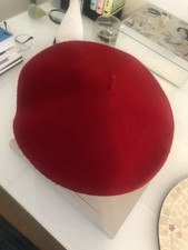 Schlichte französische Baskenmütze 100% Wolle Damen | Mädchen Neu Größe S