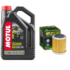 WR400 4T Motul 5000 10w40 4L Oil Filter Kit Yamaha WR 400 1999 8.94 per litre