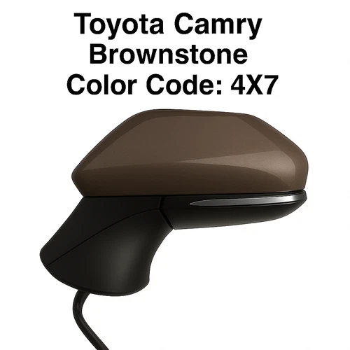 NEW BROWNSTONE Driver Side Mirror fits 2018-20 Toyota Camry Heat, Signal, BSM