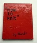 Vintage 1960 Sweater Girl Mattel Barbie #976 Original How to Knit Book Accessory