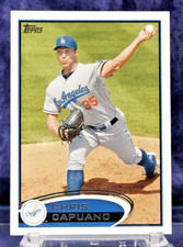 2012 Topps #482 - Chris Capuano - Los Angeles Dodgers - Near Mint