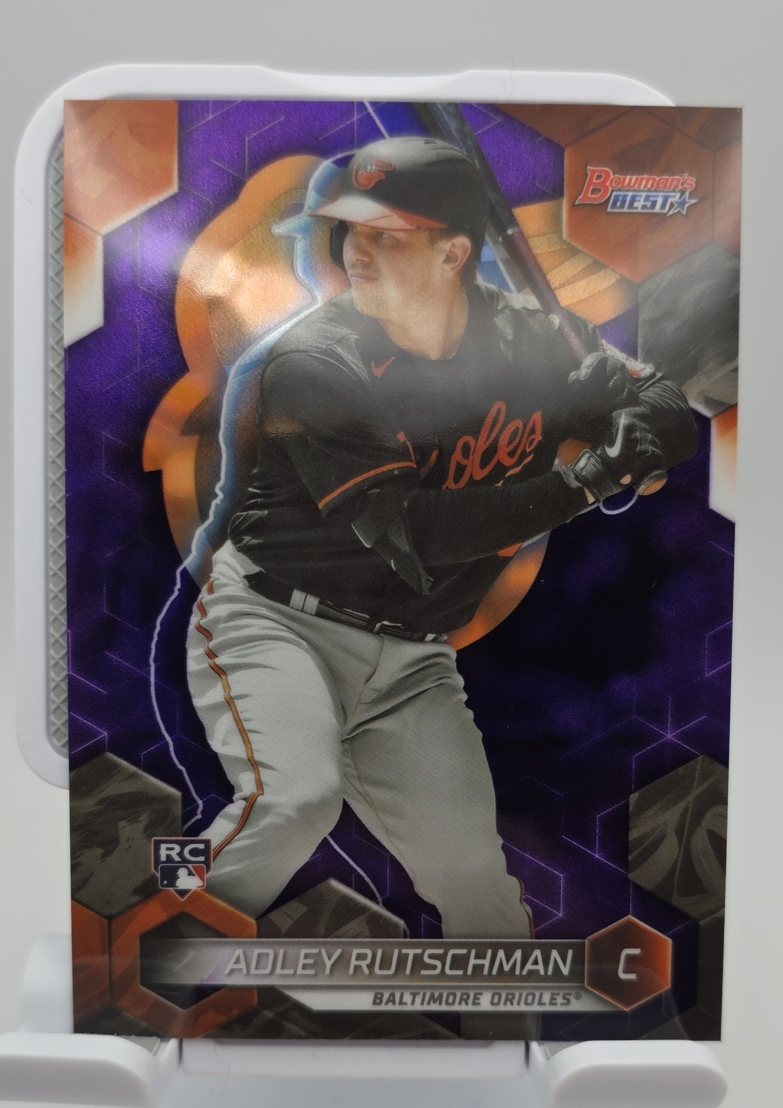 Adley Rutschman 2023 Bowman's Best Purple Refractor Rookie Card /250 Topps