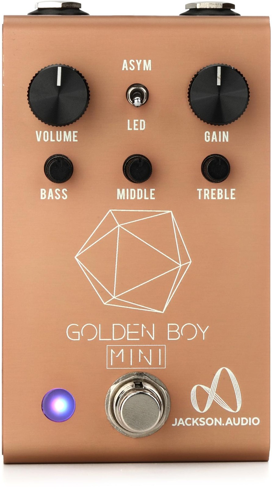 Педаль Jackson Audio Golden Boy Mini Overdrive - Розовое золото