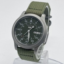 SEIKO 5 Automatic Military Watch 7S26-02J0 Green Casual Style