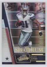 2007 Playoff Absolute Memorabilia Spectrum Gold 23/25 Julius Jones #2 0q5
