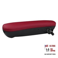 Adjustable Arm Rest for Front Driver Side Seat Armrest - Red