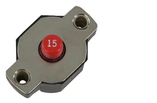EGIS 15A Medium Duty Push Button Circuit Breaker - Afbeelding 2 van 2
