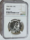 1966 SMS Kennedy Half Dollar 50C Graded MS67 by NGC