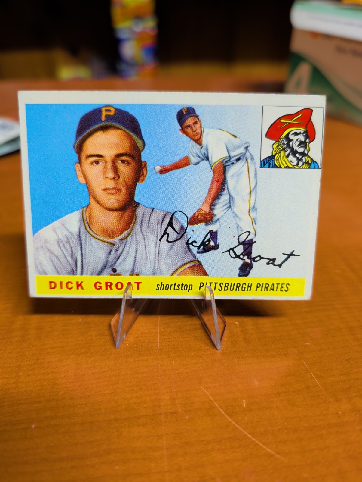 1955 TOPPS Baseball Card #26 DICK GROAT Pittsburgh Pirates