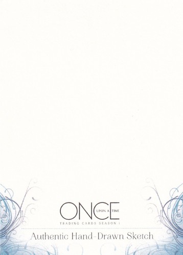 Once Upon a Time by Cryptozoic Sketch Card THE CARD IS BLANK