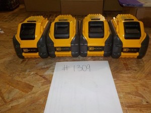 Dewalt 20v Lot 4 12ah Flexvolt batteries for parts/repair # 1309