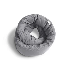 Infinity Pillow - Home Travel Soft Neck Scarf Support Sleep (Grey)