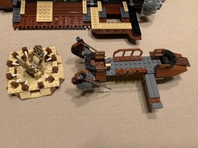 LEGO Star Wars Jabba's Sail Barge (6210) complete with minifigs and instructions