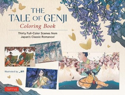 Lady Murasaki Shikibu The Tale of Genji Coloring Book (Taschenbuch)