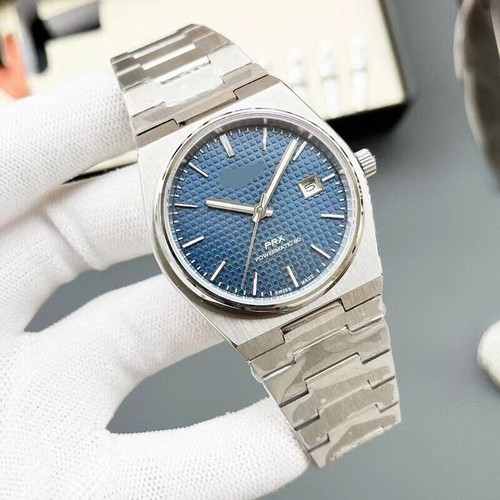Klassische Edelstahl Craft Automatik Mechanischer Zeiger Herrenuhr Weihnachten - Bild 14 von 28