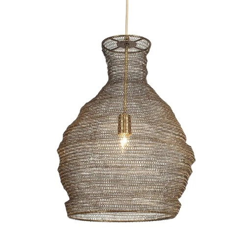 Uttermost Murmur Woven Brass 1 Light Pendant - N/A - Picture 4 of 10