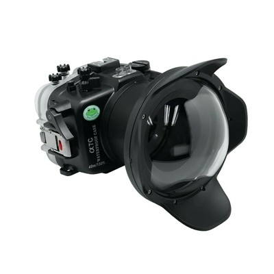 Seafrogs 130FT Tauchgehäuse Unterwassergehäuse für Sony A7C + Dome-Anschluss